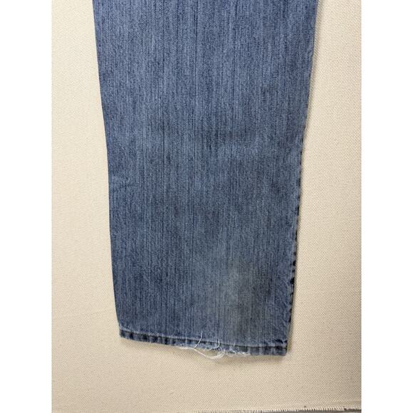 Cinch Jeans Men's Size 42 x 34 Denim 5 Pocket Western Work Jeans Distressed - Picture 14 of 16